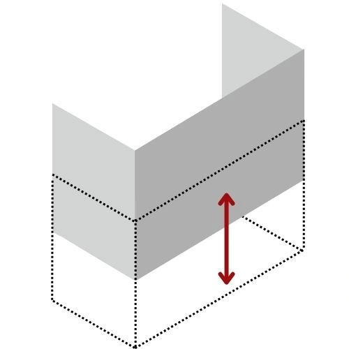 Vertical frontal